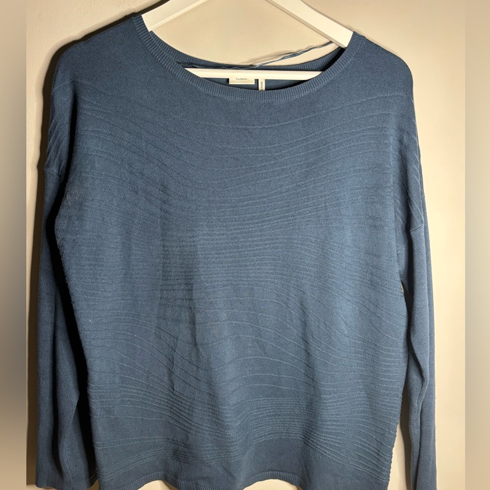 S.Oliver‎  teal blue Viscose Crew Neck Sweater size 6